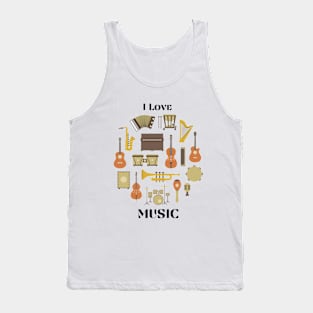 love music Tank Top